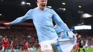 أداء استثنائي.. إحصائيات هالاند المذهلة تحطم الأرقام القياسية في قمة ليفربول ومانشستر سيتي